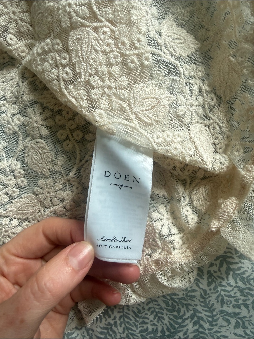 Doen Cream Aurella Skirt - Picture 5 of 6